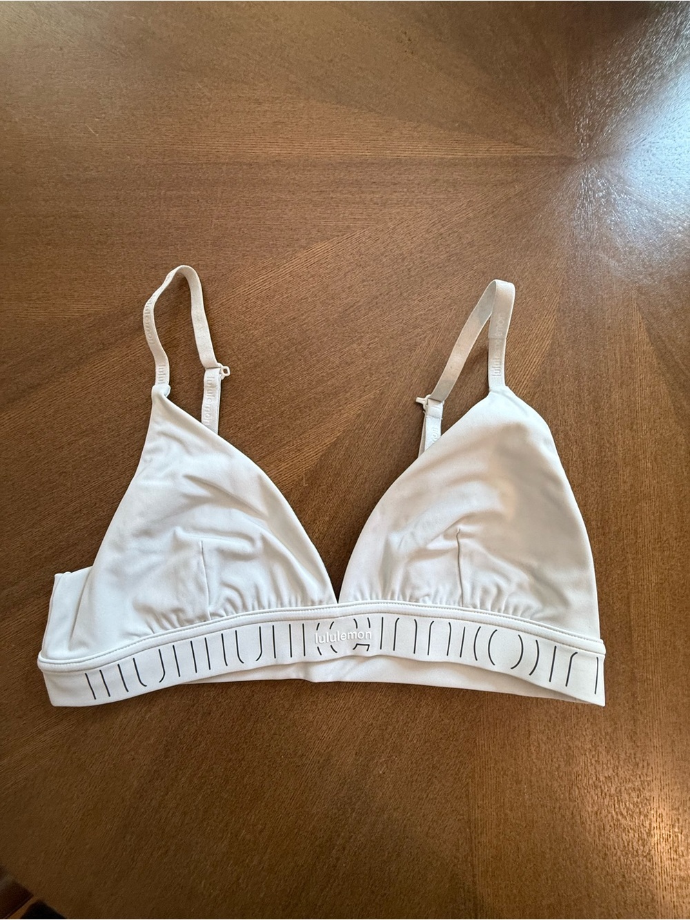 lululemon athletica Light Cream Triangle Bralette